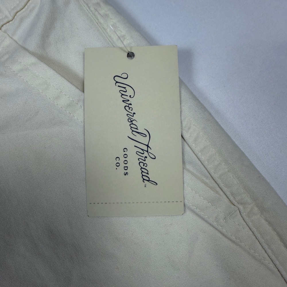 Universal Thread Cream High Rise Utility Patch Pocket Shorts Size 14 NWT - Picture 3 of 9